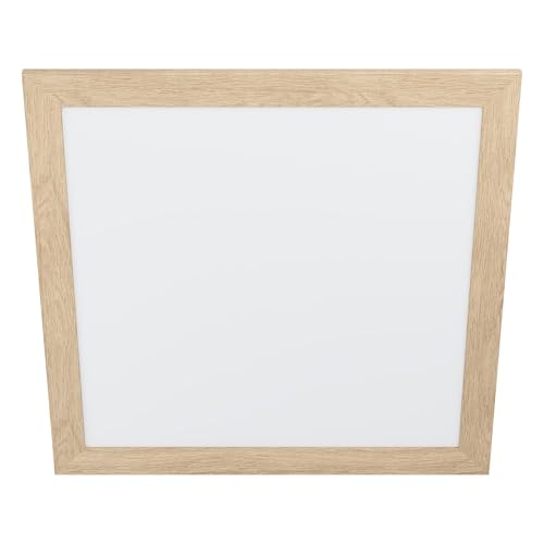 EGLO LED Panel Piglionasso mit Holz Deko-Rahmen, Deckenlampe Holz in Hell-Braun, Küchenlampe, Bürolampe, LED Flurlampe Decke neutralweiß, L x B 64,5 cm EGLO LED Panel Piglionasso mit Holz Deko-Rahmen, Deckenlampe Holz in Hell-Braun, Küchenlampe, Bürolampe, LED Flurlampe Decke neutralweiß, L x B 64,5 cm von EGLO