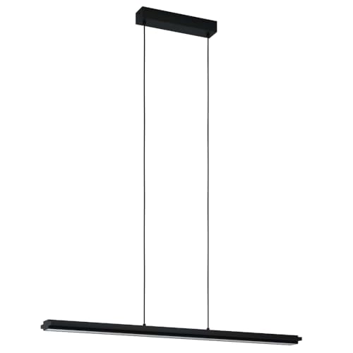 EGLO LED Pendelleuchte Cambulos, Hängelampe dimmbar, Hängeleuchte, minimalistisch, Esstischlampe aus Metall in Schwarz und Kunststoff in Weiß, LED Wohnzimmerlampe hängend warmweiß EGLO LED Pendelleuchte Cambulos, Hängelampe dimmbar, Hängeleuchte, minimalistisch, Esstischlampe aus Metall in Schwarz und Kunststoff in Weiß, LED Wohnzimmerlampe hängend warmweiß von EGLO
