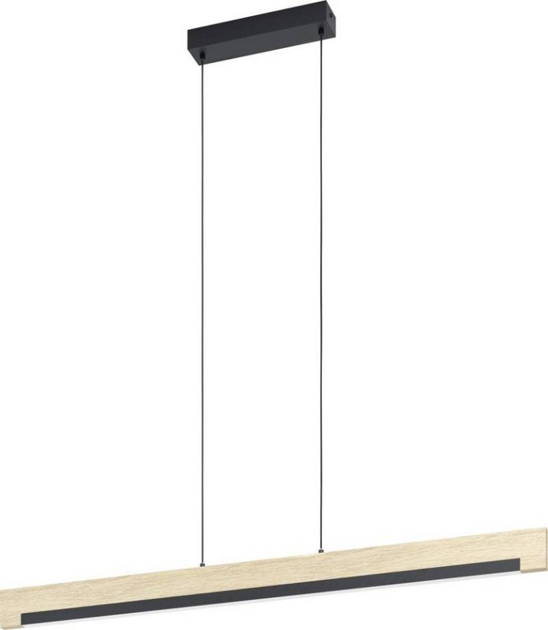 EGLO LED Pendelleuchte Eglo LED Pendelleuchte Camacho schwarz-braun 110 x, Inkl. Leuchtmittel, Dimmbar nicht Smart Home-fähig ohne Bewegungsmelder von EGLO