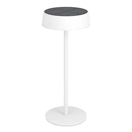 EGLO LED Solar Tischleuchte außen Simeri, kabellose Akku Tischlampe touch dimmbar, Solarlampe Outdoor aus Metall in Weiß, warmweiß, neutralweiß, kaltweiß, IP54 EGLO LED Solar Tischleuchte außen Simeri, kabellose Akku Tischlampe touch dimmbar, Solarlampe Outdoor aus Metall in Weiß, warmweiß, neutralweiß, kaltweiß, IP54 von EGLO