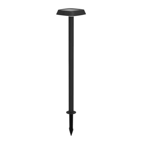 EGLO LED Solarlampe stehend Dreoli, Außenlampe mit Erdspieß und Bewegungsmelder, Solar Stehlampe außen, Down Light, Außenleuchte Garten aus schwarzem Kunststoff, IP44 von EGLO
