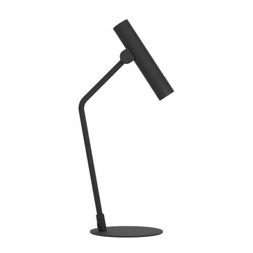 EGLO LED Tischlampe Almudaina, minimalistische Nachttischlampe, Tischleuchte aus Metall in Schwarz, Schlafzimmer und Wohnzimmer Tisch-Lampe, warmweiß von EGLO