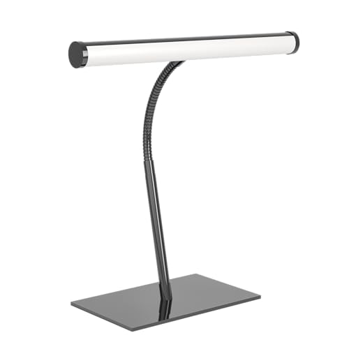 EGLO LED Tischlampe Riccione, Schreibtischlampe mit Flexarm, Tischleuchte Schreibtisch touch dimmbar, Nachttischlampe aus Metall in Schwarz, warmweiß-kaltweiß EGLO LED Tischlampe Riccione, Schreibtischlampe mit Flexarm, Tischleuchte Schreibtisch touch dimmbar, Nachttischlampe aus Metall in Schwarz, warmweiß-kaltweiß von EGLO