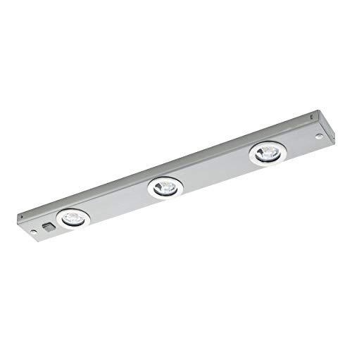 EGLO KOB LED Unterbauleuchte, Küche, 3-flg. nickel-matt EGLO KOB LED Unterbauleuchte, Küche, 3-flg. nickel-matt von EGLO