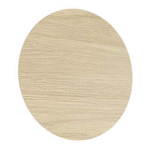 EGLO LED Wandlampe Alamilo, runde Wandleuchte für innen, Wandspot mit indirekter Beleuchtung für Wohnzimmer und Flur, Holz in Natur und Metall in Weiß, FSC zertifiziert, warmweiß von EGLO