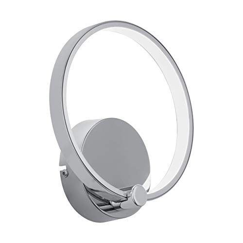 EGLO LED Wandlampe Lasana, 1 flammige Wandleuchte, Material: Alu, Stahl Kunststoff, Farbe: Chrom, weiß EGLO LED Wandlampe Lasana, 1 flammige Wandleuchte, Material: Alu, Stahl Kunststoff, Farbe: Chrom, weiß von EGLO