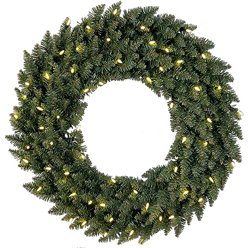 EGLO LED Weihnachtskranz, Kranz Weihnachten beleuchtet, Adventskranz in Tannengrün für innen und außen, warmweiß, mit Kabel, Ø 70 cm, IP44 EGLO LED Weihnachtskranz, Kranz Weihnachten beleuchtet, Adventskranz in Tannengrün für innen und außen, warmweiß, mit Kabel, Ø 70 cm, IP44 von EGLO