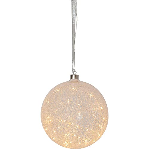EGLO LED-Weihnachtskugel für Innen, beleuchtete Glaskugel zum Aufhängen Ø 20 cm, Leuchtkugel zum Hängen, warmweiß, Strom-Betrieb EGLO LED-Weihnachtskugel für Innen, beleuchtete Glaskugel zum Aufhängen Ø 20 cm, Leuchtkugel zum Hängen, warmweiß, Strom-Betrieb von EGLO