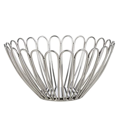 EGLO LIVING Dekoschale Ueda, elegante Schale zum Dekorieren, runder Deko Korb aus Metall in Chrom-Optik, Dekoschüssel Ø 27 cm EGLO LIVING Dekoschale Ueda, elegante Schale zum Dekorieren, runder Deko Korb aus Metall in Chrom-Optik, Dekoschüssel Ø 27 cm von EGLO