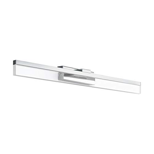 EGLO LED Wandlampe Palmital, Spiegelleuchte, Wandleuchte aus Aluminium, Metall und Kunststoff, Badezimmer Lampe in Chrom, LED Feuchtraumleuchte warmweiß, IP44 von EGLO