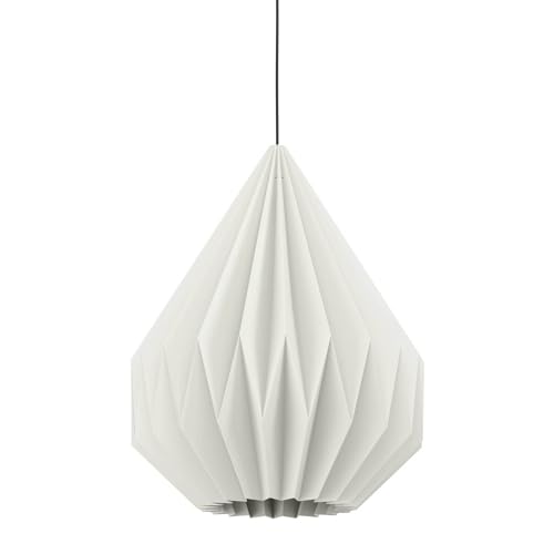 EGLO Pendellampe Minting, Pendelleuchte über Esstisch mit Plissee Lampenschirm, Hängeleuchte aus Metall in Schwarz und Papier in Weiß, Hängelampe mit E27 Fassung, Ø 45 cm EGLO Pendellampe Minting, Pendelleuchte über Esstisch mit Plissee Lampenschirm, Hängeleuchte aus Metall in Schwarz und Papier in Weiß, Hängelampe mit E27 Fassung, Ø 45 cm von EGLO