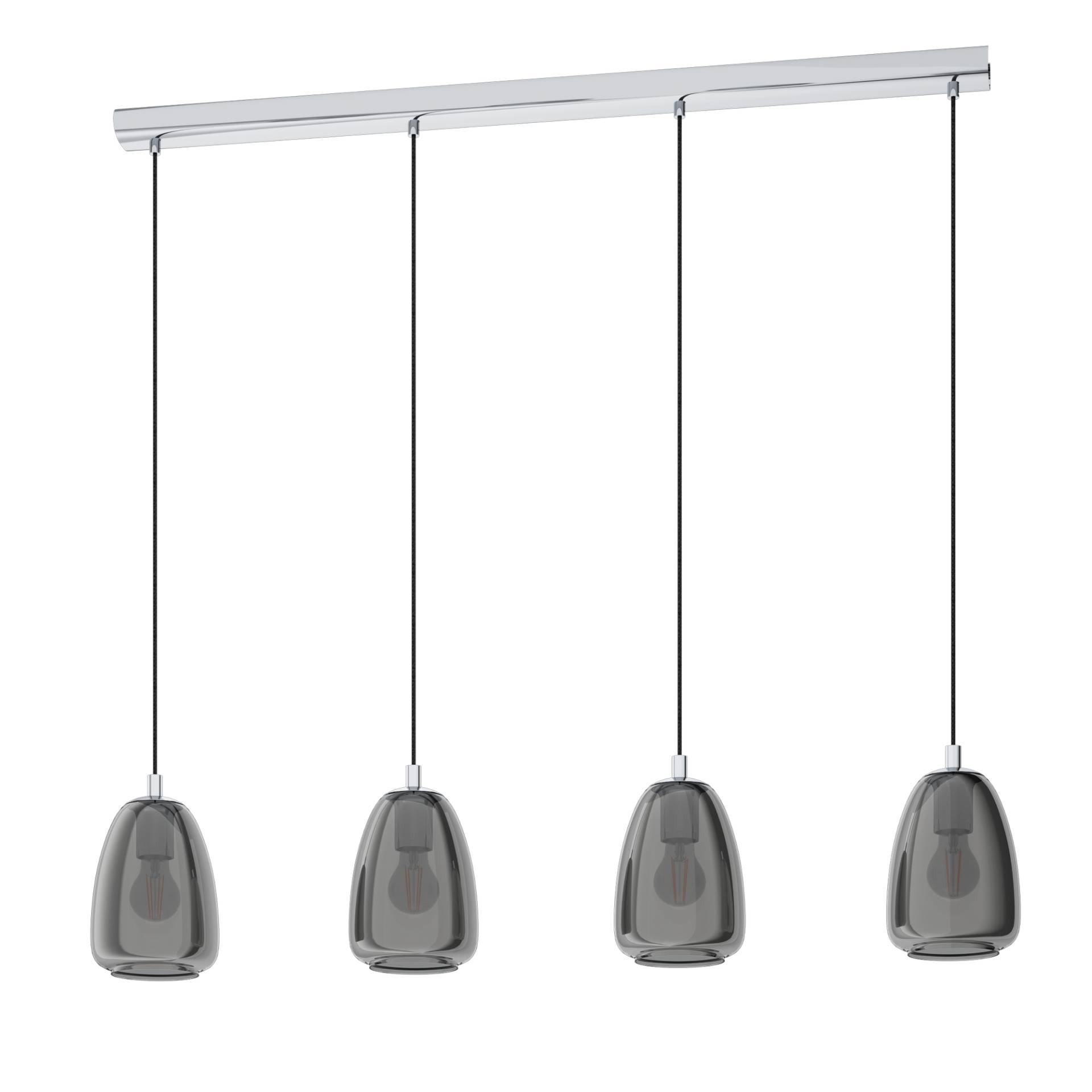 EGLO Pendelleuchte 'Alobrase' chromfarben Ø 54 mm 40 W EGLO Pendelleuchte 'Alobrase' chromfarben Ø 54 mm 40 W von EGLO
