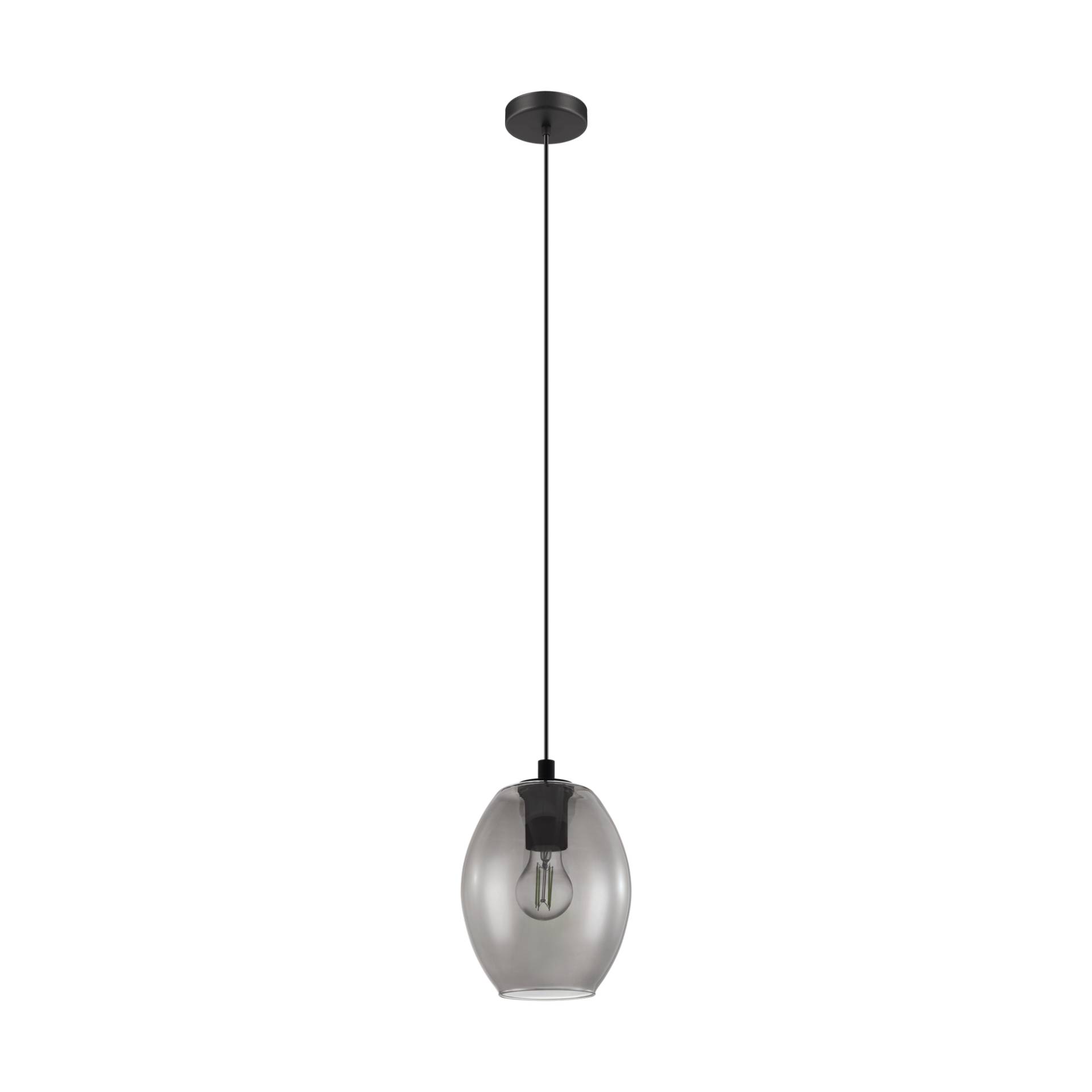 EGLO Pendelleuchte 'Cadaques' Stahl schwarz Ø 18 cm EGLO Pendelleuchte 'Cadaques' Stahl schwarz Ø 18 cm von EGLO