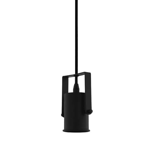 EGLO Pendelleuchte Esstisch Calari, minimalistische Hängelampe für Wohnzimmer und Esszimmer, Esszimmerlampe aus Metall in schwarz, Lampe hängend mit E27 Fassung von EGLO