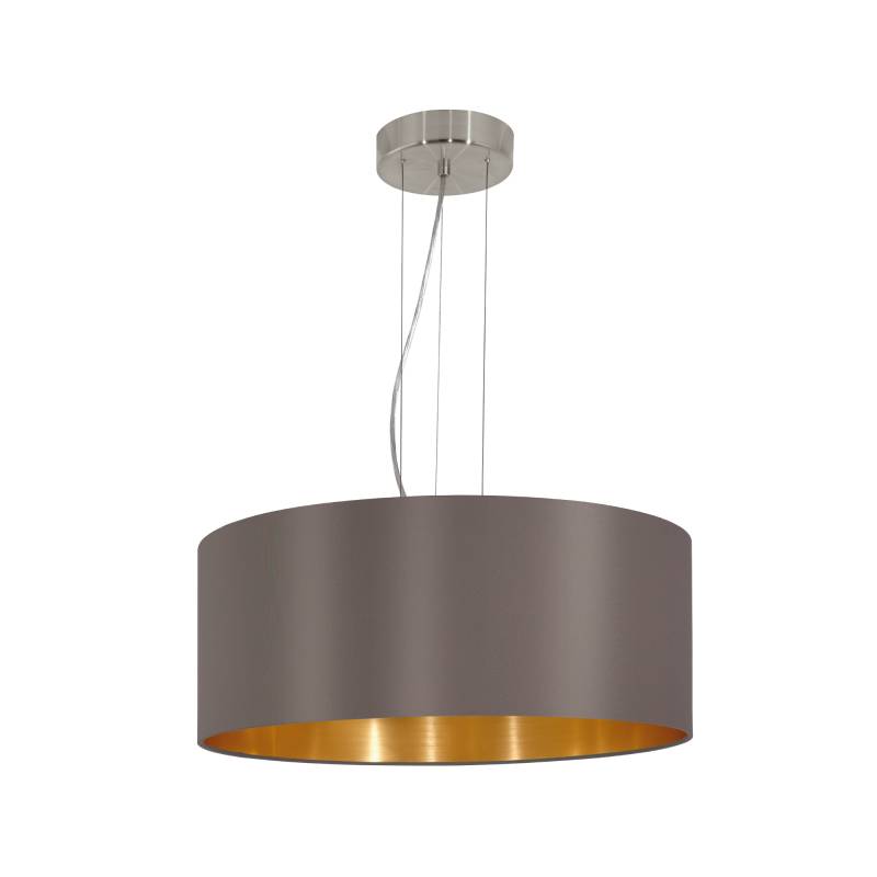EGLO Pendelleuchte 'Maserlo' hellbraun Ø 53 cm 60 W von EGLO