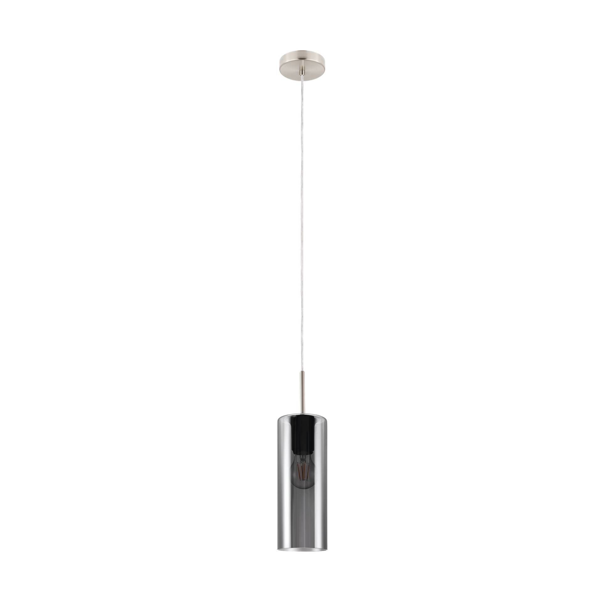 EGLO Pendelleuchte 'Selvino' nickelfarben Ø 100 mm 15 W EGLO Pendelleuchte 'Selvino' nickelfarben Ø 100 mm 15 W von EGLO