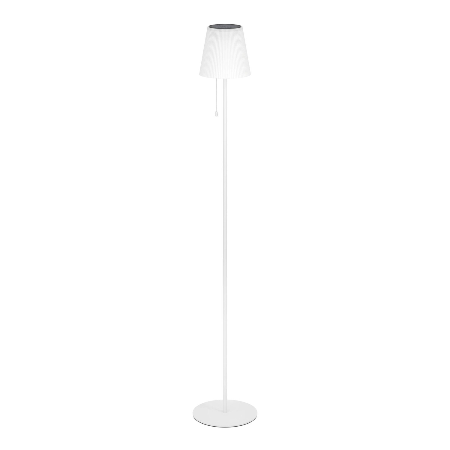 EGLO Solar LED Akku Stehleuchte SCORDIANO Weiß m. Zugschalter IP44 von EGLO