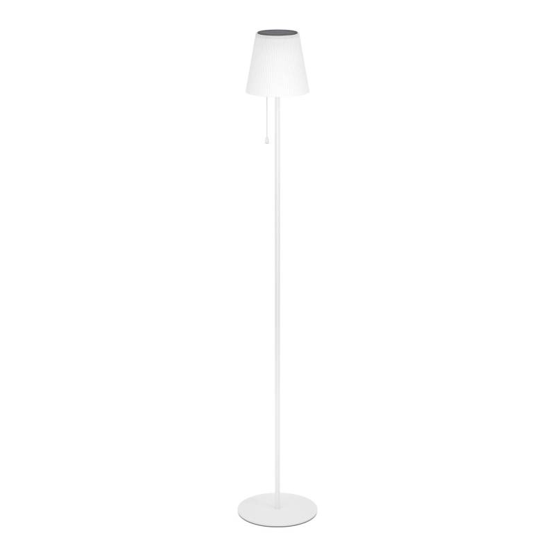 EGLO Solar LED Akku Stehleuchte SCORDIANO Weiß m. Zugschalter IP44 von EGLO