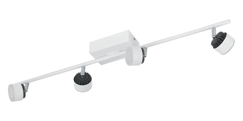 EGLO LED Deckenlampe Armento, Deckenstrahler, Stahl, Alu in weiss, schwarz, warmweiß von EGLO