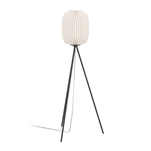 EGLO Stativ Stehleuchte Belgrave, Stehlampe Japanisch aus Metall in Schwarz und Papier in Weiß, Dreibein Standleuchte Wohnzimmer, FSC, Wohnzimmerlampe mit E27 Fassung EGLO Stativ Stehleuchte Belgrave, Stehlampe Japanisch aus Metall in Schwarz und Papier in Weiß, Dreibein Standleuchte Wohnzimmer, FSC, Wohnzimmerlampe mit E27 Fassung von EGLO