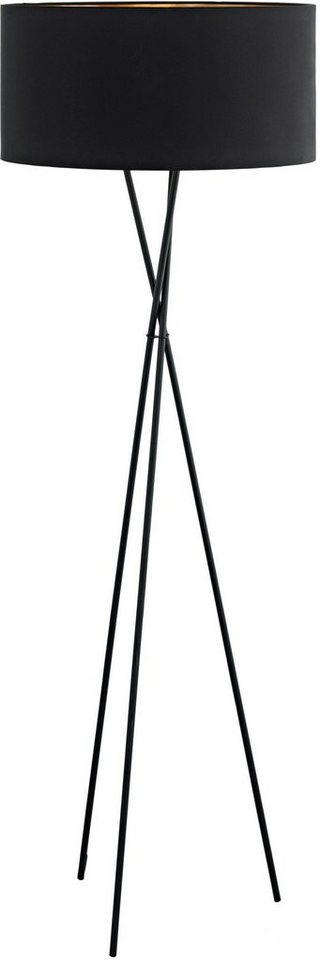 EGLO Stehlampe FONDACHELLI, ohne Leuchtmittel, weiß nickel / Ø51 x H151,5 cm / Hochwertige Stehlampe von EGLO