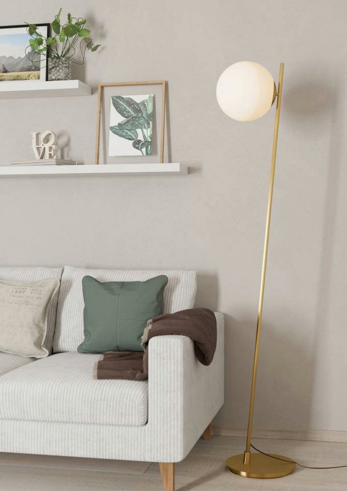 EGLO Stehlampe RONDO 4, ohne Leuchtmittel, Standleuchte, Stehleuchte aus Metall und Glas, E27 Fassung, 174,5 cm EGLO Stehlampe RONDO 4, ohne Leuchtmittel, Standleuchte, Stehleuchte aus Metall und Glas, E27 Fassung, 174,5 cm von EGLO