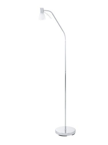 EGLO Stehleuchte Prince 3 / Fassung E14 4 W LED, Höhe 140 cm, Durchmesser 23 cm, Stahl, Glas geätzt Schutzklasse 2, Leuchtmittel im Lieferumfang enthalten, weiß/chrom 13578 EGLO Stehleuchte Prince 3 / Fassung E14 4 W LED, Höhe 140 cm, Durchmesser 23 cm, Stahl, Glas geätzt Schutzklasse 2, Leuchtmittel im Lieferumfang enthalten, weiß/chrom 13578 von EGLO