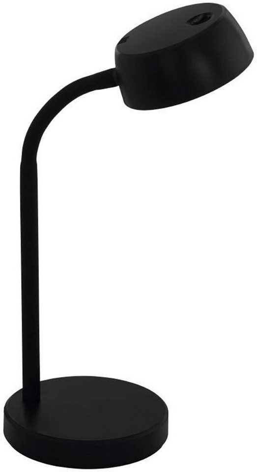 EGLO Tischleuchte CABALES, Ein-/Ausschalter, LED wechselbar, Warmweiß, Tischlampe, Nachttischlampe, Kunststoff, modern, warmweiß, H:31xD:14cm von EGLO