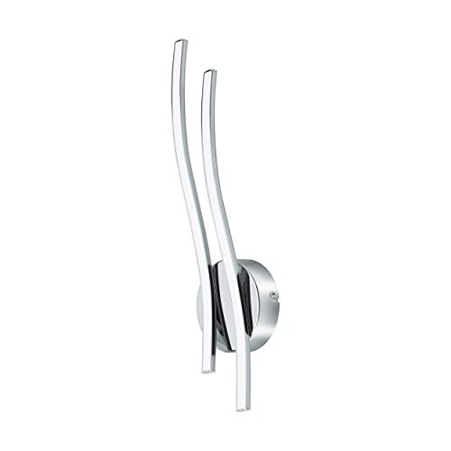 EGLO LED Wandlampe Valmora, 2 flammige Wandleuchte, Material: Alu, Kunststoff, Farbe: Chrom EGLO LED Wandlampe Valmora, 2 flammige Wandleuchte, Material: Alu, Kunststoff, Farbe: Chrom von EGLO