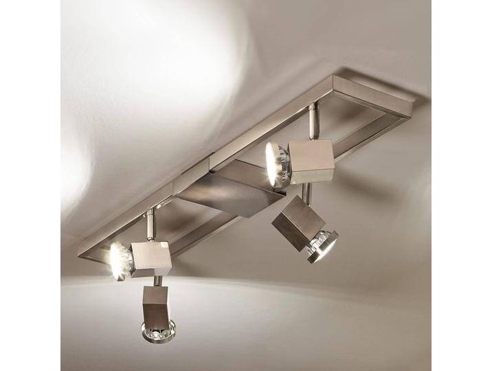 EGLO Vierflammiger LED-Deckenstrahler Zeraco, alu / grau / zink, für Wohn- / Esszimmer, Metall, Modern, LED Deckenlampe von EGLO