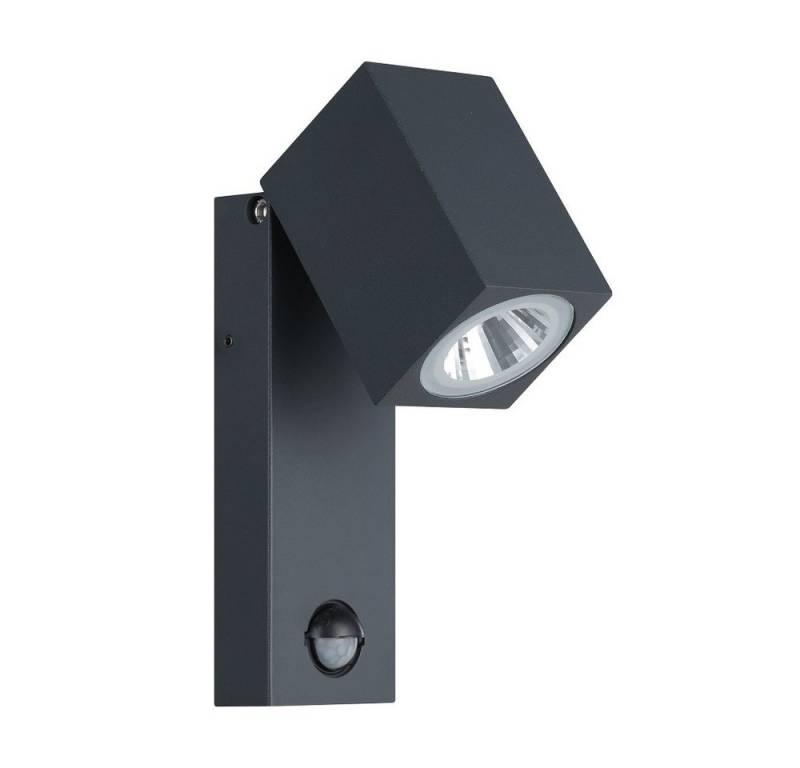 EGLO Wandleuchte 96287 LED Wandleuchte "SAKEDA" Alu anthrazit 19x7x10cm Sensor 650lm von EGLO