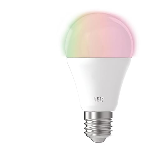EGLO connect E27 LED Leuchtmittel A60, Smart Home Glühbirne, 9 Watt (entspricht 60 Watt), 806 lm, 1700K-6500K, dimmbar, Weißtöne und Farben einstellbar, inklusive Fernbedienung von EGLO