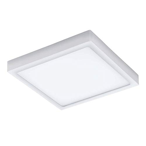 EGLO connect LED Außen-Deckenlampe Argolis-C, Smart Home Außenleuchte für Wand und Decke, Deckenleuchte aus Alu und Kunststoff, dimmbar, Weißtöne einstellbar, IP44, 30 x 30 cm, weiß von EGLO