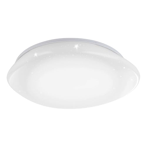 EGLO connect.z Smart-Home LED Deckenleuchte Sileras-Z, Sternenhimmel Deckenlampe, ZigBee, App und Sprachsteuerung Alexa, Lichtfarbe einstellbar (warmweiß-kaltweiß), RGB, dimmbar, Ø 60 cm von EGLO