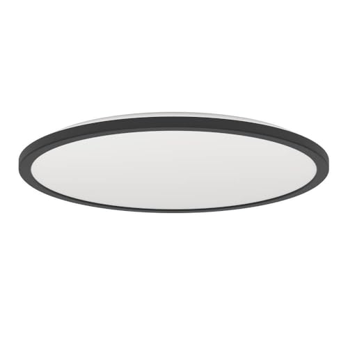 EGLO connect.z Smart Home LED Badezimmer Deckenleuchte Rovito-Z, ZigBee, App und Sprachsteuerung Alexa, warmweiß-kaltweiß, RGB, dimmbare Bad Deckenlampe, schwarz, IP44, Ø 50 cm EGLO connect.z Smart Home LED Badezimmer Deckenleuchte Rovito-Z, ZigBee, App und Sprachsteuerung Alexa, warmweiß-kaltweiß, RGB, dimmbare Bad Deckenlampe, schwarz, IP44, Ø 50 cm von EGLO