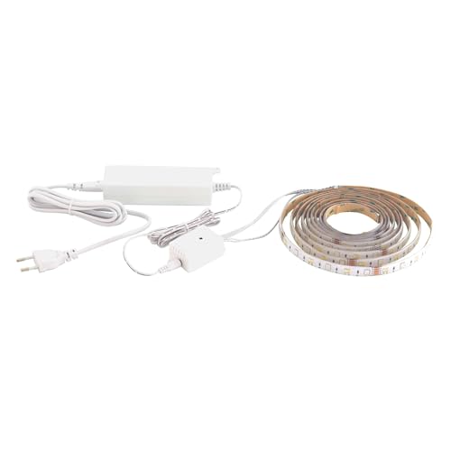 EGLO connect.z Smart-Home LED Band Stripe-Z, Strip 5 m, ZigBee, App und Sprachsteuerung Alexa, Lichtfarbe einstellbar (Warmweiß-Kaltweiß), RGB, dimmbar, Selbstklebend, Kürzbar von EGLO