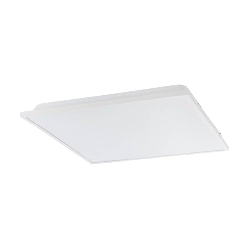EGLO connect.z Smart-Home LED Panel Herrora-Z, Deckenlampe L x B 45 cm, ZigBee, App und Sprachsteuerung Alexa, Lichtfarbe einstellbar (warmweiß-kaltweiß), dimmbar von EGLO