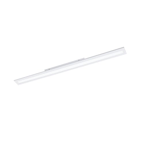 EGLO connect.z Smart-Home LED Panel Salobrena-Z, L x B 120 x 10 cm, ZigBee, App und Sprachsteuerung Alexa, Lichtfarbe einstellbar (warmweiß-kaltweiß), dimmbar, Alu Deckenlampe weiß von EGLO