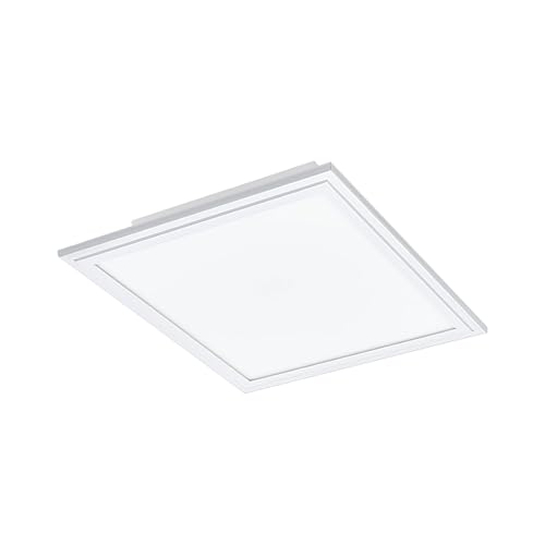 EGLO connect.z Smart-Home LED Panel Salobrena-Z, L x B 30 cm, ZigBee, App und Sprachsteuerung Alexa, Lichtfarbe einstellbar (warmweiß-kaltweiß), dimmbar, Alu Deckenlampe weiß von EGLO