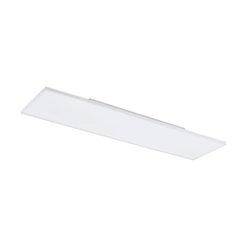 EGLO connect.z Smart-Home LED Panel Turcona-Z, Deckenlampe L x B 120 x 30 cm, ZigBee, App und Sprachsteuerung Alexa, Lichtfarbe einstellbar (warmweiß-kaltweiß), RGB, dimmbar von EGLO