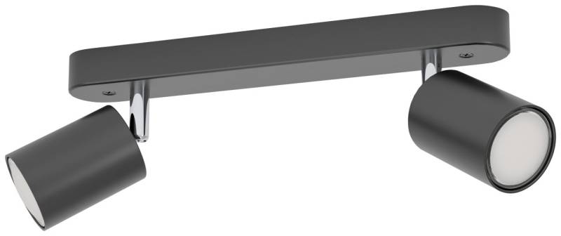 Eglo 2er LED Spot Reciso-E schwarz 30 x 4,5 cm von EGLO