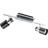 2er Spot Davida 1 nickel-nero 39 x 7 cm GU10, warmweiß Deckenlampen & Kronleuchter - Eglo 2er Spot Davida 1 nickel-nero 39 x 7 cm GU10, warmweiß Deckenlampen & Kronleuchter - Eglo von EGLO