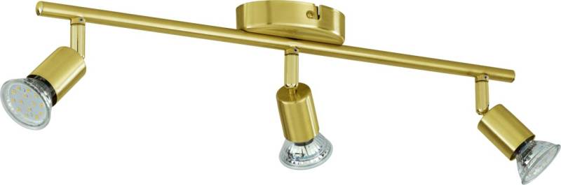 Eglo 3er LED Spot Buzz messing 48,5 x 6,5 cm GU10, messing gebürstet von EGLO