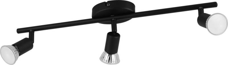 Eglo 3er LED Spot Buzz schwarz 48,5 x 6,5 cm GU10 von EGLO