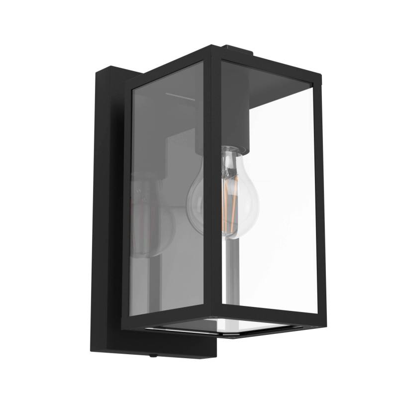 Eglo Außen-Wandleuchte Budrone 1-flammig 27 cm x 12 cm Schwarz von EGLO