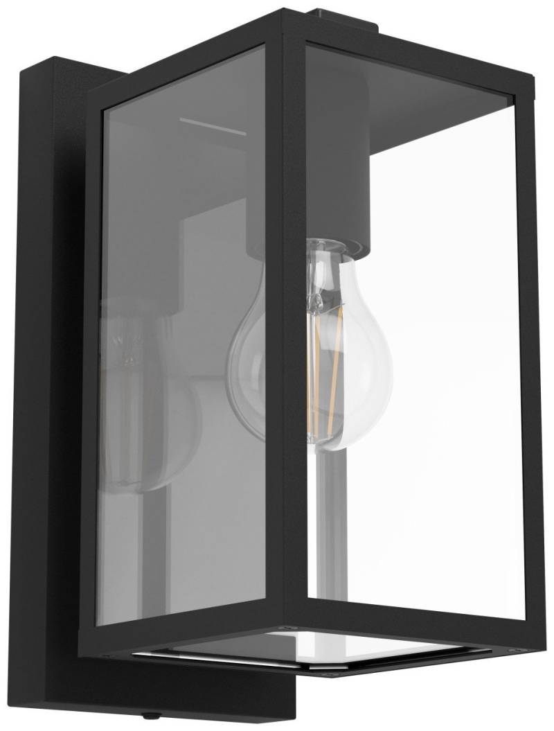 Eglo Außen-Wandleuchte Budrone schwarz 27 x 12 x 16,5 cm von EGLO