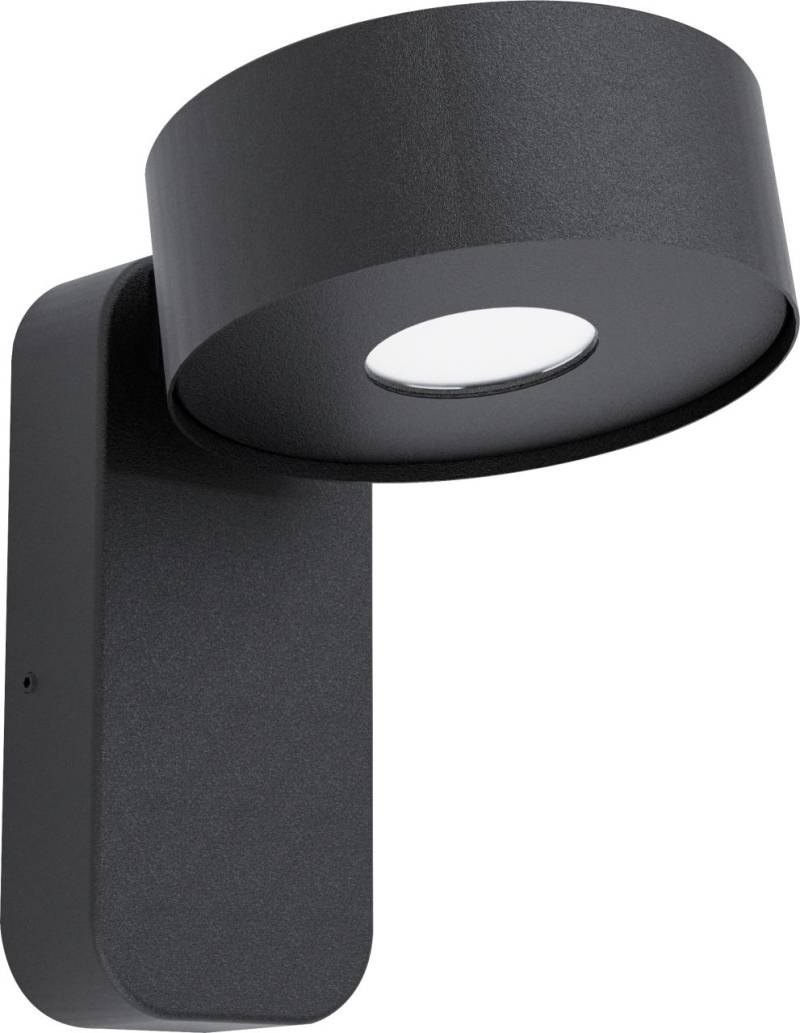 Eglo Außen-Wandleuchte Palosco schwarz 17 x 11,5 cm warmweiß von EGLO