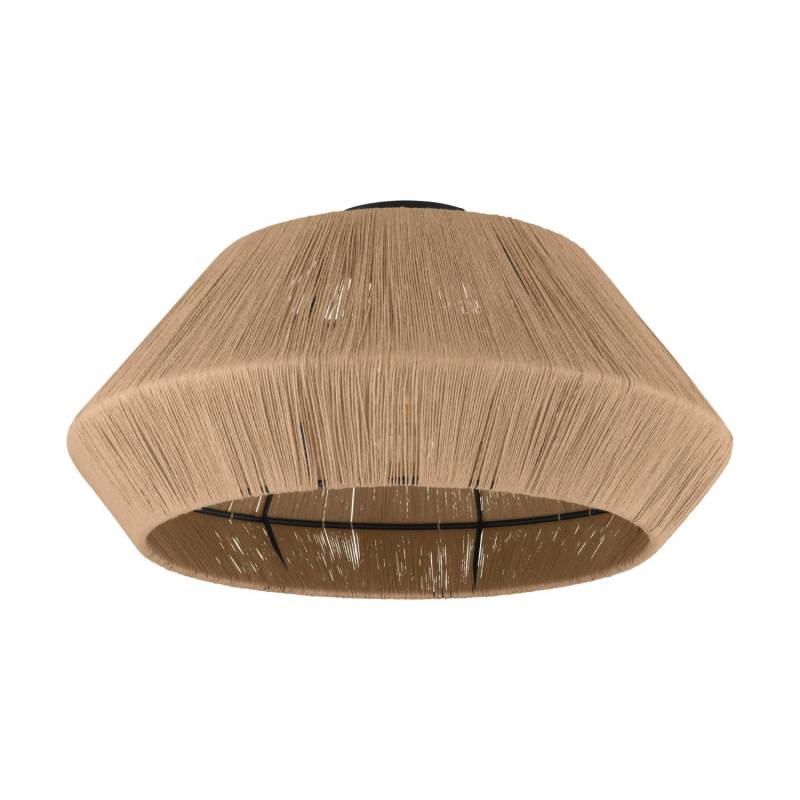 Eglo Deckenleuchte Alderney 1-flammig 24 cm x Ø 48 cm Schwarz von EGLO