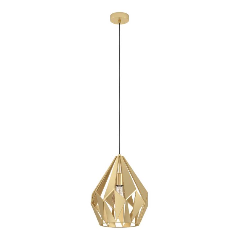 Eglo Hängeleuchte Carlton gold 31 x 110 cm E27 von EGLO