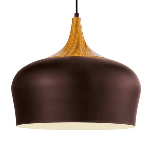 Eglo Hängeleuchte Hängelampe Lampe Leuchte Deckenlampe Obregon In Braun E27 60 W B-Ware von EGLO